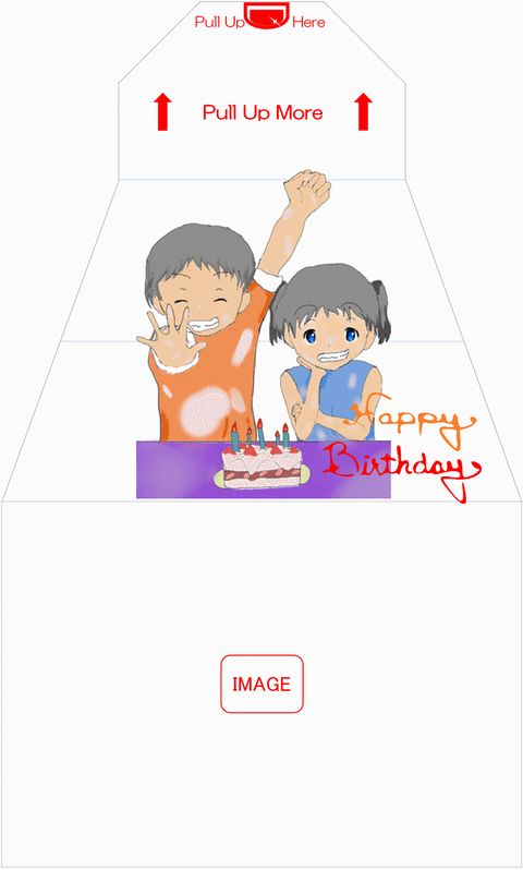 Image of Surprise Sparky-Envelope for Birthday