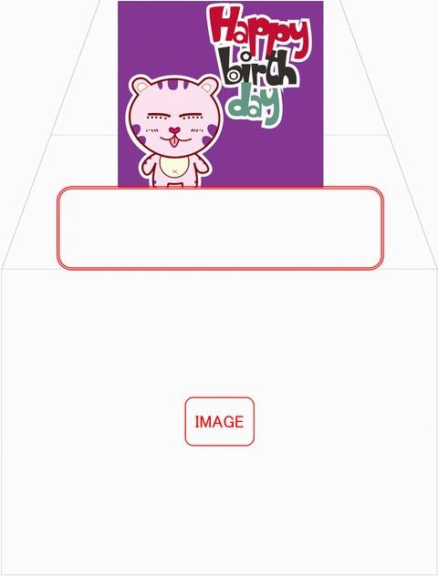 Image of Surprise Sparky-Envelope for Birthday