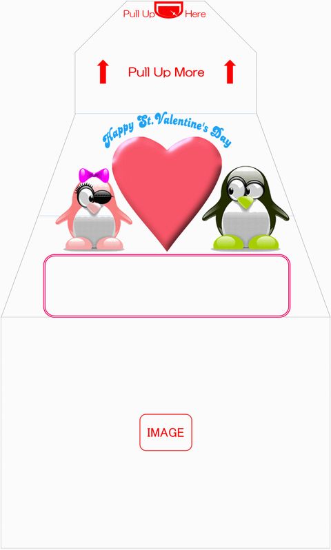 Image of Surprise Sparky-Envelope for Valentine's Day