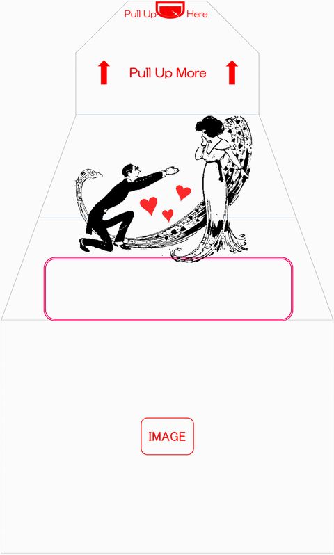 Image of Surprise Sparky-Envelope for Valentine's Day