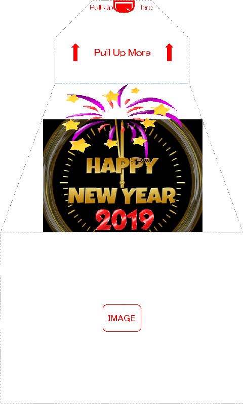 Image of Surprise Sparky-Envelope for New Year's Card
